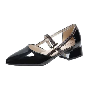 Pointed Toe low heel sandals