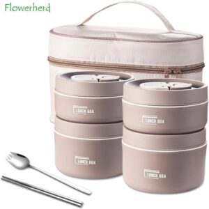 Portable Insulated Lunch Container Set