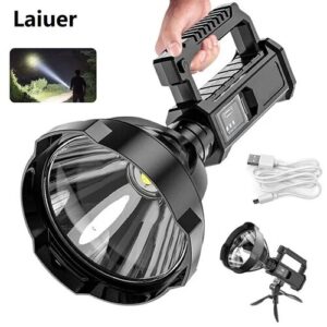 Rechargeable Handheld Spotlight Flashlight-High Lumens