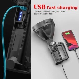 Rechargeable Handheld Spotlight Flashlight-High Lumens