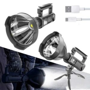 Rechargeable Handheld Spotlight Flashlight-High Lumens