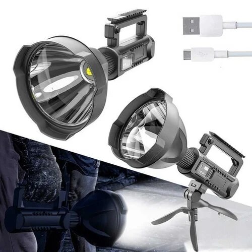 Rechargeable Handheld Spotlight Flashlight-High Lumens