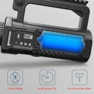 Rechargeable Handheld Spotlight Flashlight-High Lumens
