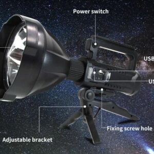 Rechargeable Handheld Spotlight Flashlight-High Lumens