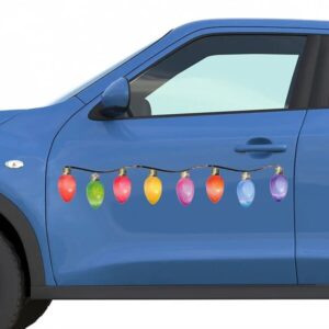 Reflective Light Bulb Magnet Decorations