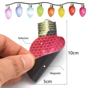 Reflective Light Bulb Magnet Decorations