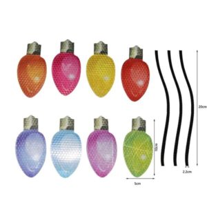 Reflective Light Bulb Magnet Decorations