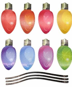 Reflective Light Bulb Magnet Decorations