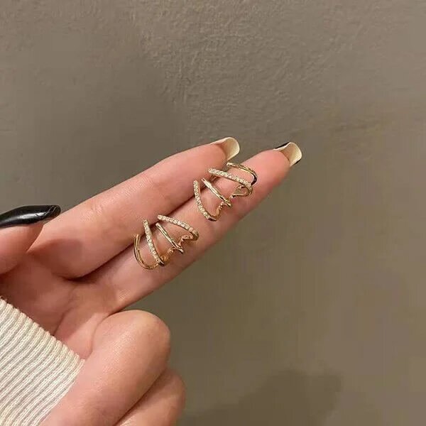 SHINY CRYSTAL EARRINGS