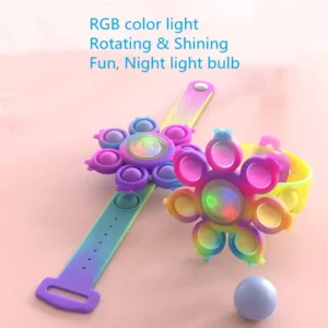 Sicon Dynamic Led Anti-Stress Spinning Pop Bubble Wristband
