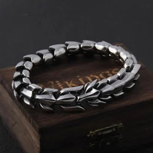 Alternative view of The Midgard Serpent-Viking Bracelet