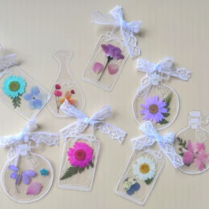 Transparent Dried Flower Bookmarks