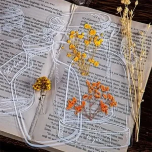 Transparent Dried Flower Bookmarks