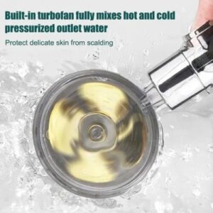 Water Saving Flow 360° Rotating High-Pressure Shower