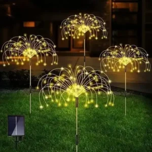 Waterproof Solar Garden Fireworks Lamp