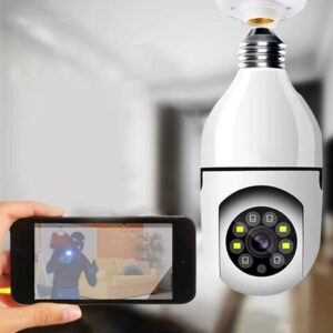 Wireless Wifi Light Bulb Camera Security Camera
