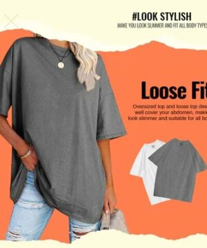 Womens Oversized Loose T-Shirt