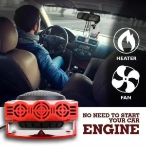 2 IN 1 AUTO CAR PORTABLE HEATER AT WINDSHIELD DEFROSTER