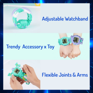 2-in-1 Transforming Robot Toy Watch