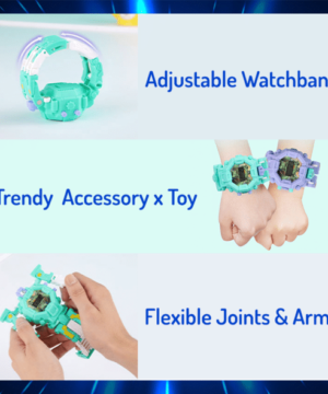 2-in-1 Transforming Robot Toy Watch