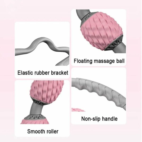360 ° Muscle Roller para sa Leg Neck Hand Arm Muscle Relax Massager