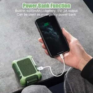 Portable Cooling Fan 4000mAH 16Hours Working Time