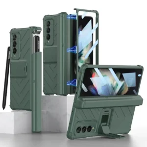 All-Included Pen Case Magnetic Hinge Screen Holder