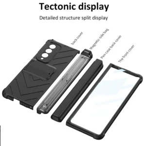 All-Included Pen Case Magnetic Hinge Screen Holder