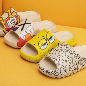 Basix “Eyes” Non-Slip Home Slippers
