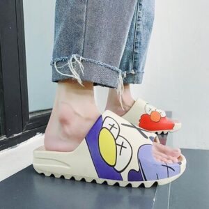 Basix “Eyes” Non-Slip Home Slippers