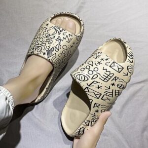Basix “Eyes” Non-Slip Home Slippers