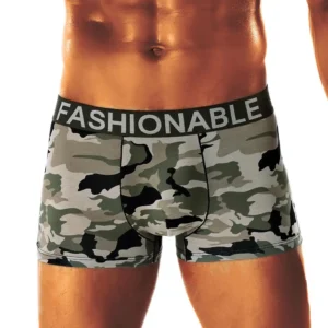 CAM Men Sexy Camouflage Soft Briefs Underpants Breathable Knickers Shorts Underwear
