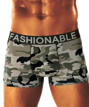 CAM Men Sexy Camouflage Soft Briefs Underpants Breathable Knickers Shorts Underwear