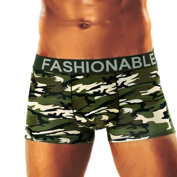 CAM Men Sexy Camouflage Soft Briefs Underpants Breathable Knickers Shorts Underwear