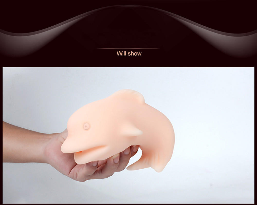 Dolphin Male Masturbator Cup Oral Sex Toys Man Pocket Pussy Sex Toy
