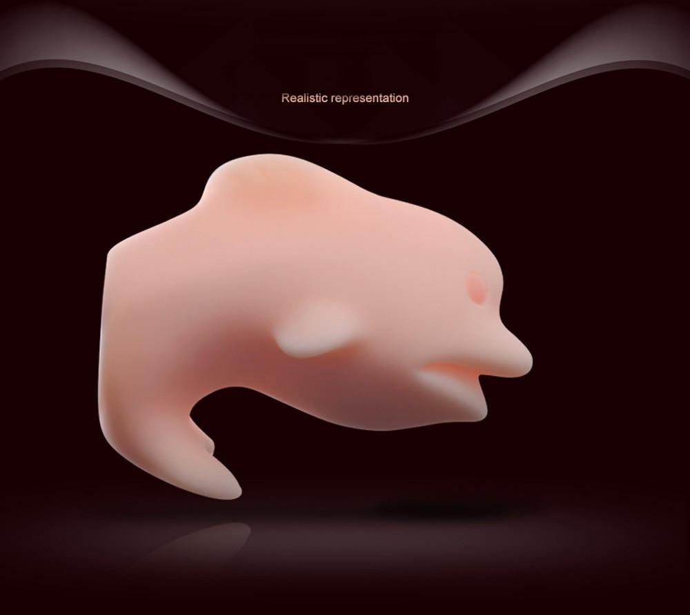 Dolphin Male Masturbator Cup Oral Sex Toys Man Pocket Pussy Sex Toy