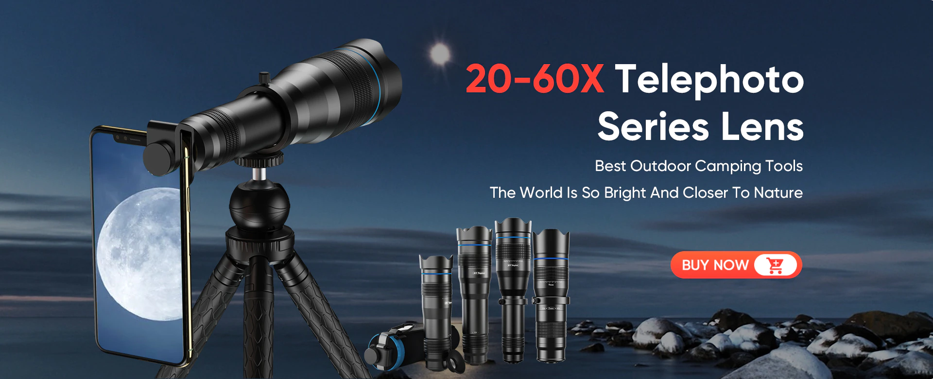 High-Power HD Compact Monocular