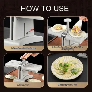 Household Double Head Automatic Dumpling Maker Mould