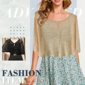 Knitted Sun-Proof Shawl