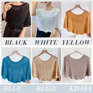 Knitted Sun-Proof Shawl