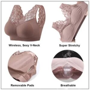 LAMI BRA – Push Up Comfort Super Elastic Breathable Lace Bra