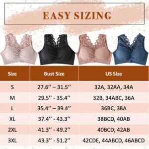 LAMI BRA – Push Up Comfort Super Elastic Breathable Lace Bra