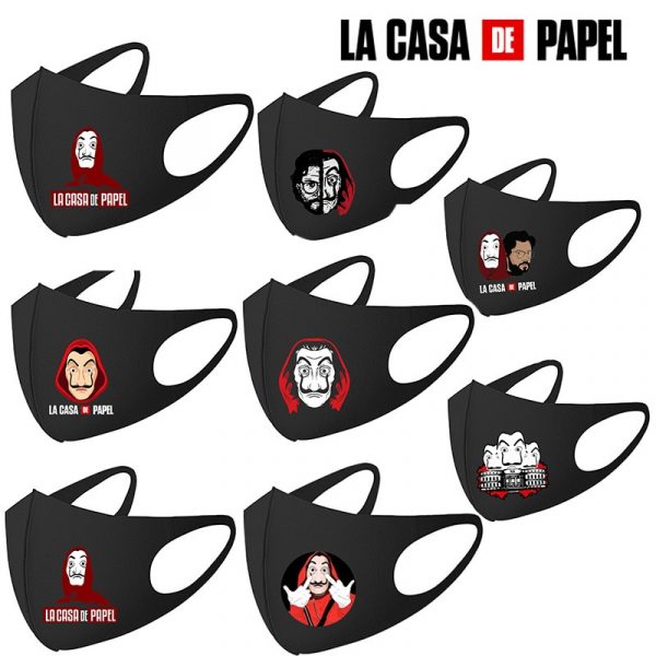La Casa De Papel Costume and Salvador Dali Mask
