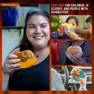 Mess-free Burger Holder