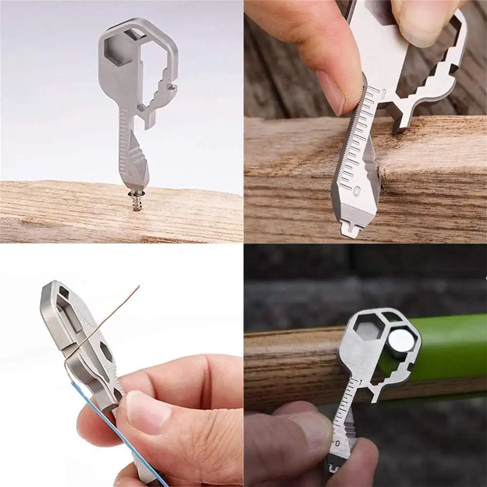 Multifunctional Key Shaped Pocket Tool