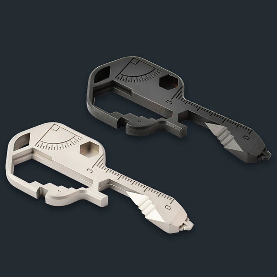 Multifunctional Key Shaped Pocket Tool