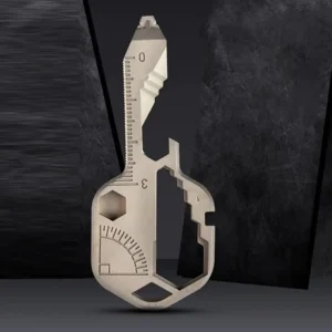 Multifunctional Key Shaped Pocket Tool