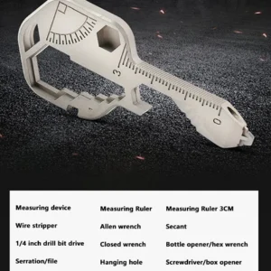 Multifunctional Key Shaped Pocket Tool