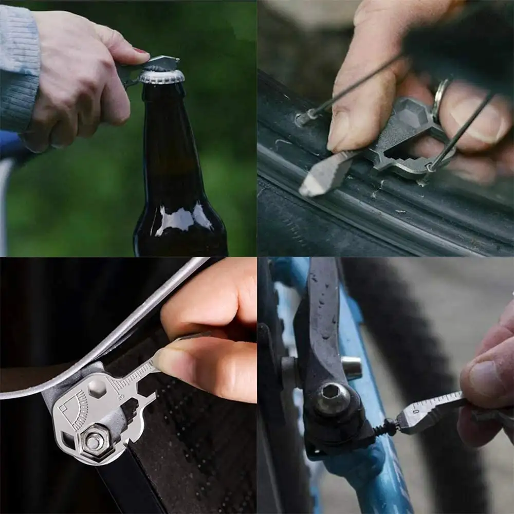 Multifunctional Key Shaped Pocket Tool