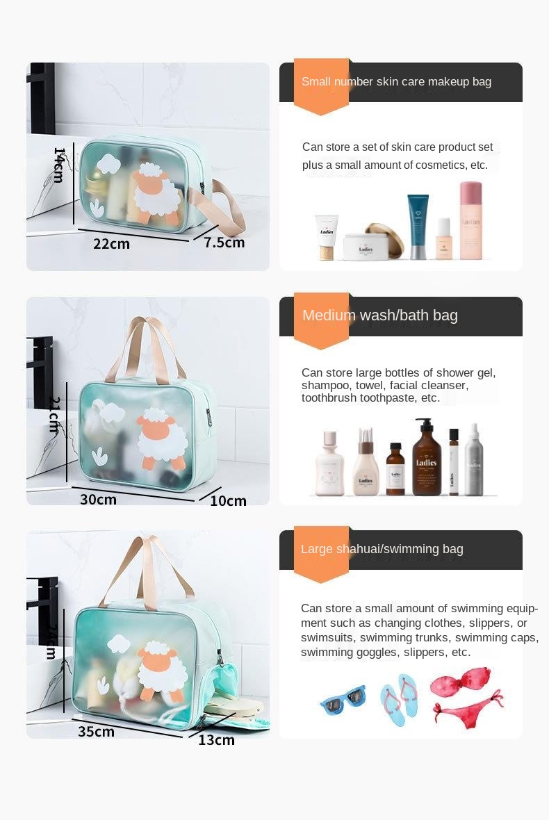 Multifunctional Waterproof Travel Cosmetic Bag